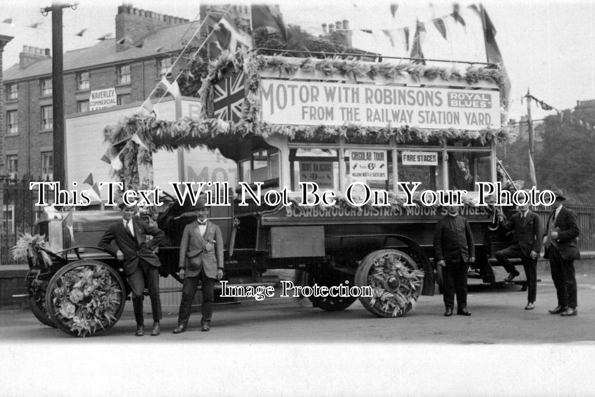 YO 1118 - Decorated Bus, Scarborough & District Motor Services, Yorkshire