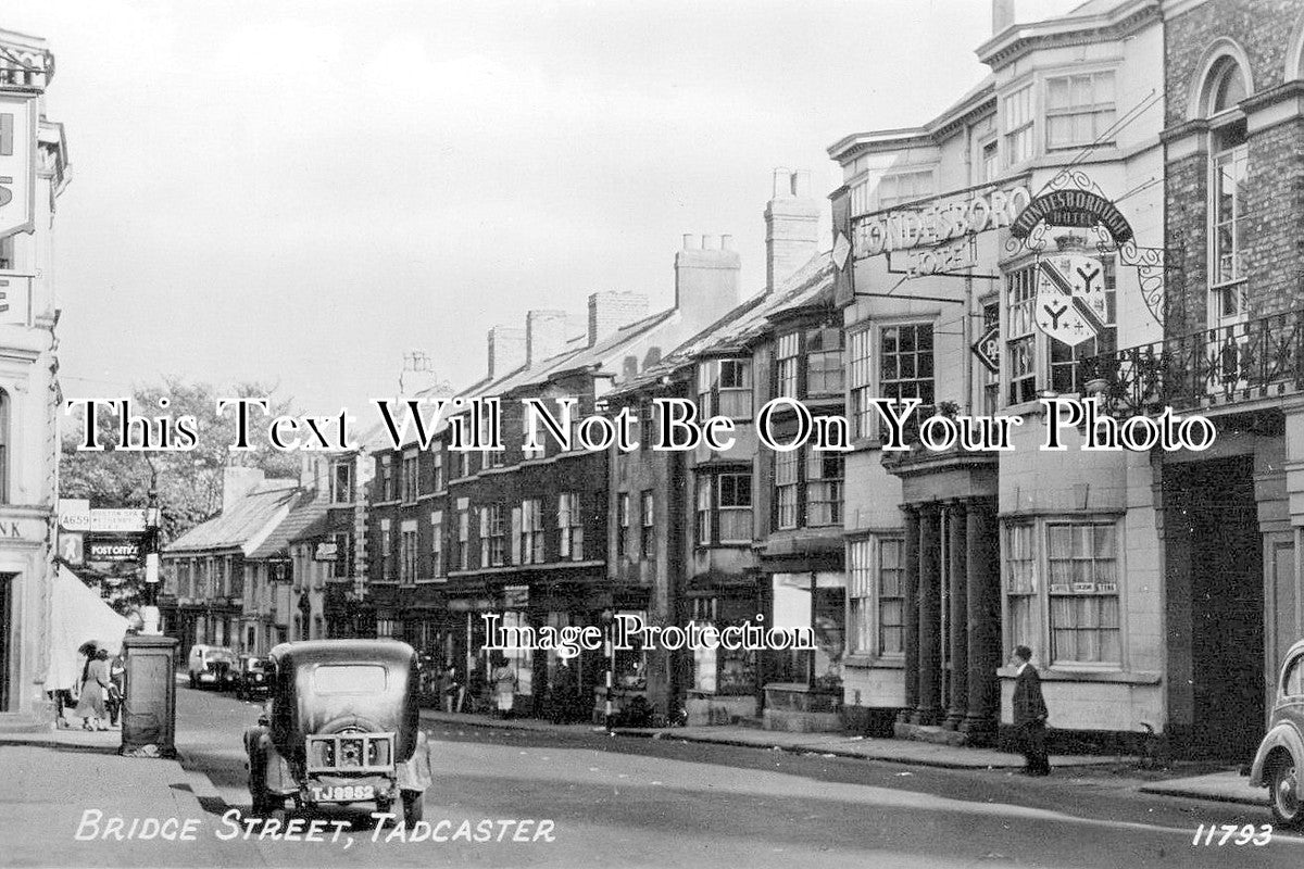 YO 11186 - Bridge Street, Tadcaster, Yorkshire c1955