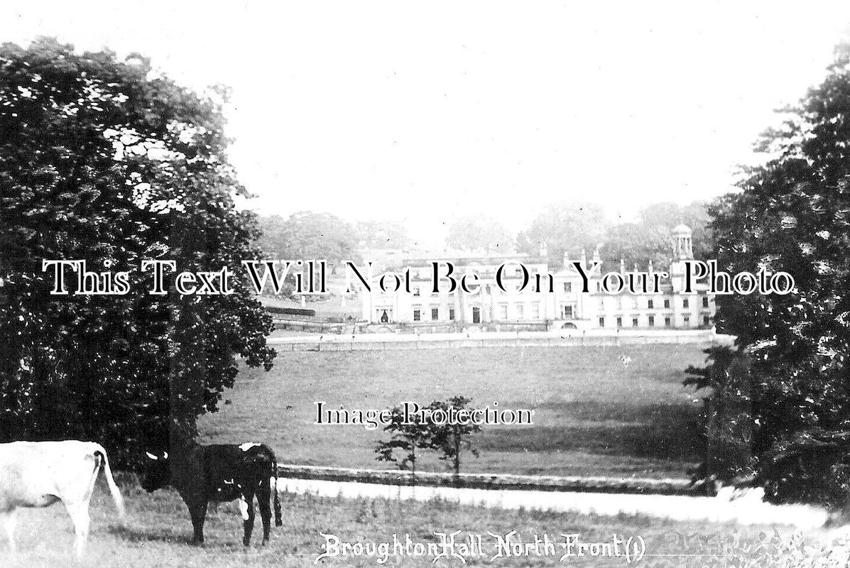 YO 11189 - Broughton Hall, Skipton, Yorkshire c1912
