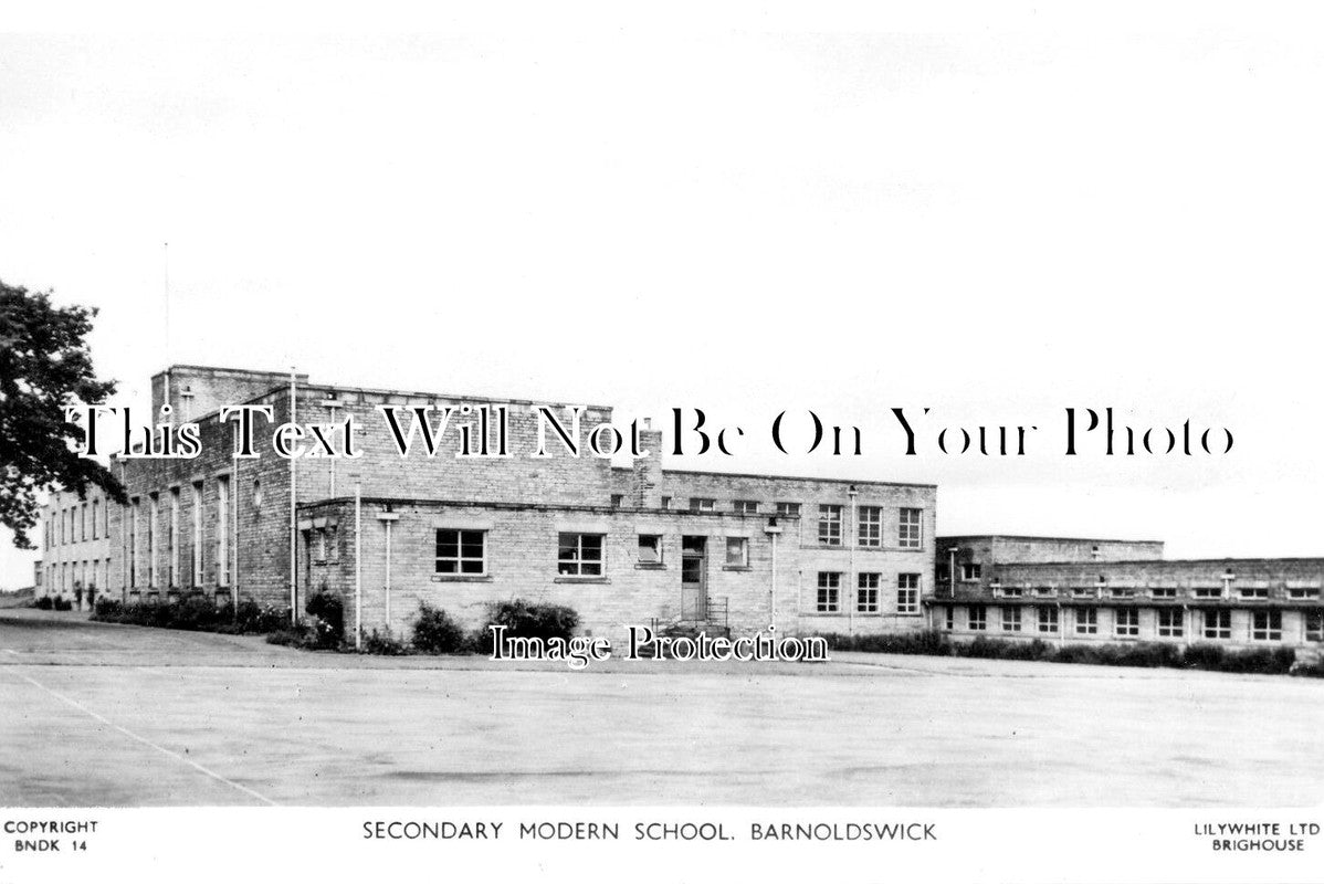 YO 11215 - Secondary Modern School, Barnoldswick, Yorkshire