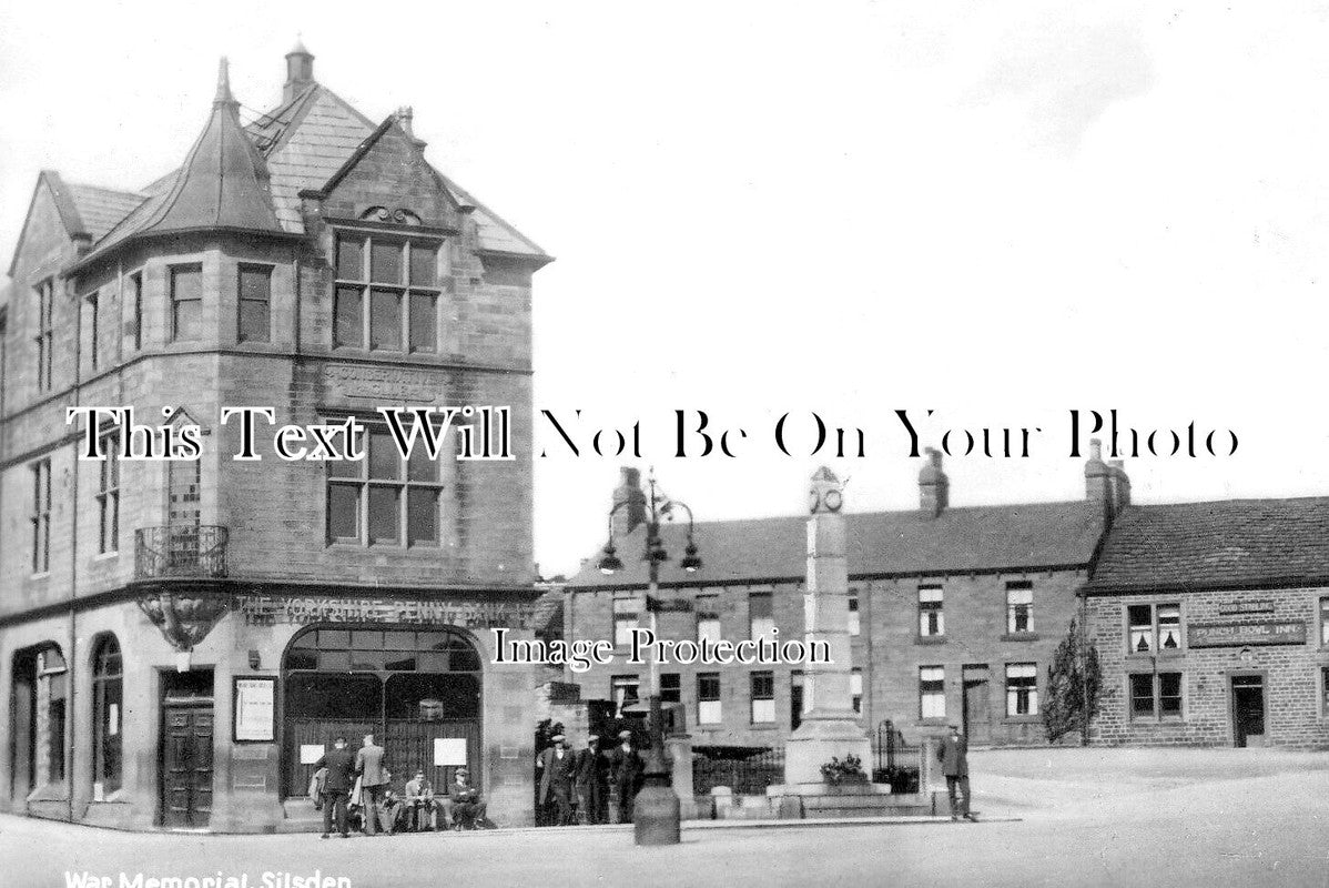 YO 11223 - Silsden War Memorial, Yorkshire