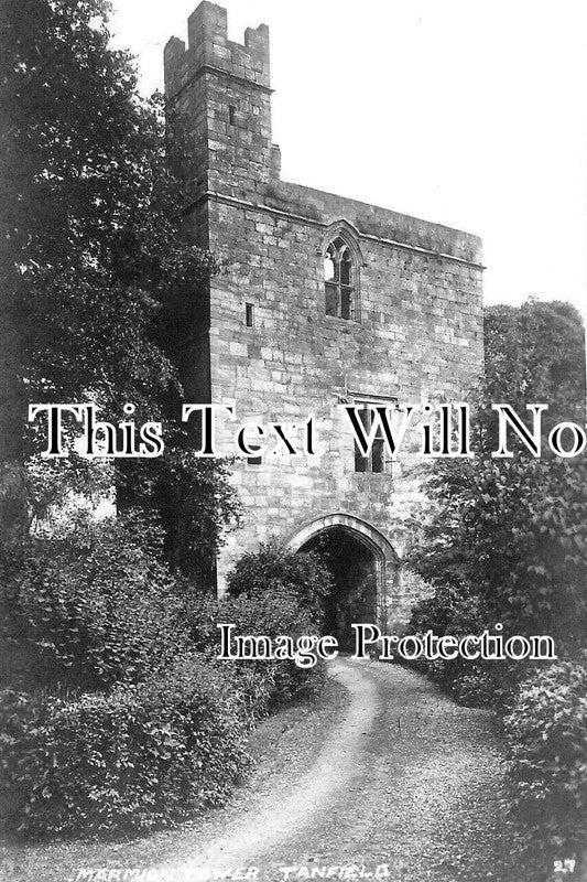 YO 11332 - Marmion Tower, Tanfield, Yorkshire c1950