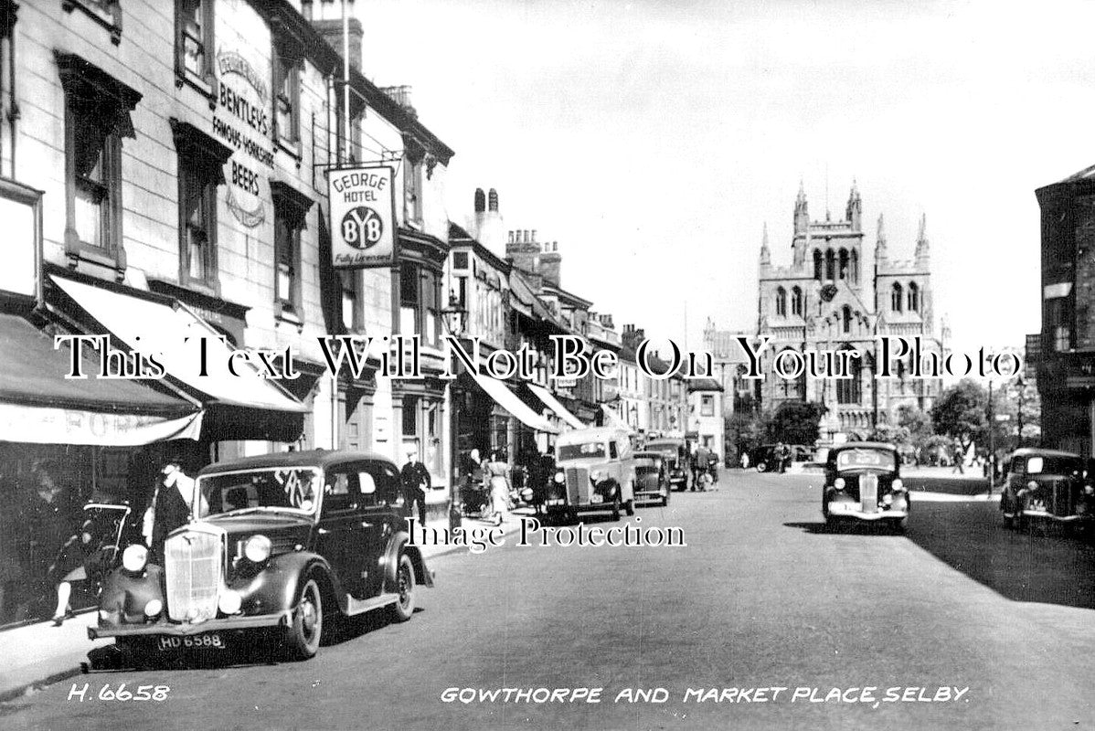 YO 11345 - Gowthorpe & Market Place, Selby, Yorkshire