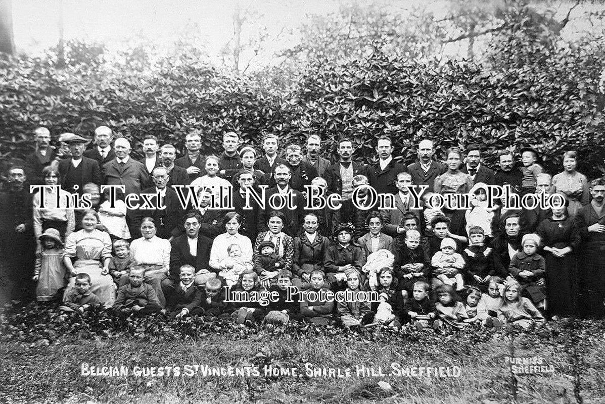 YO 11378 - Belgian Guests, St Vincents Home, Shirle Hill, Sheffield