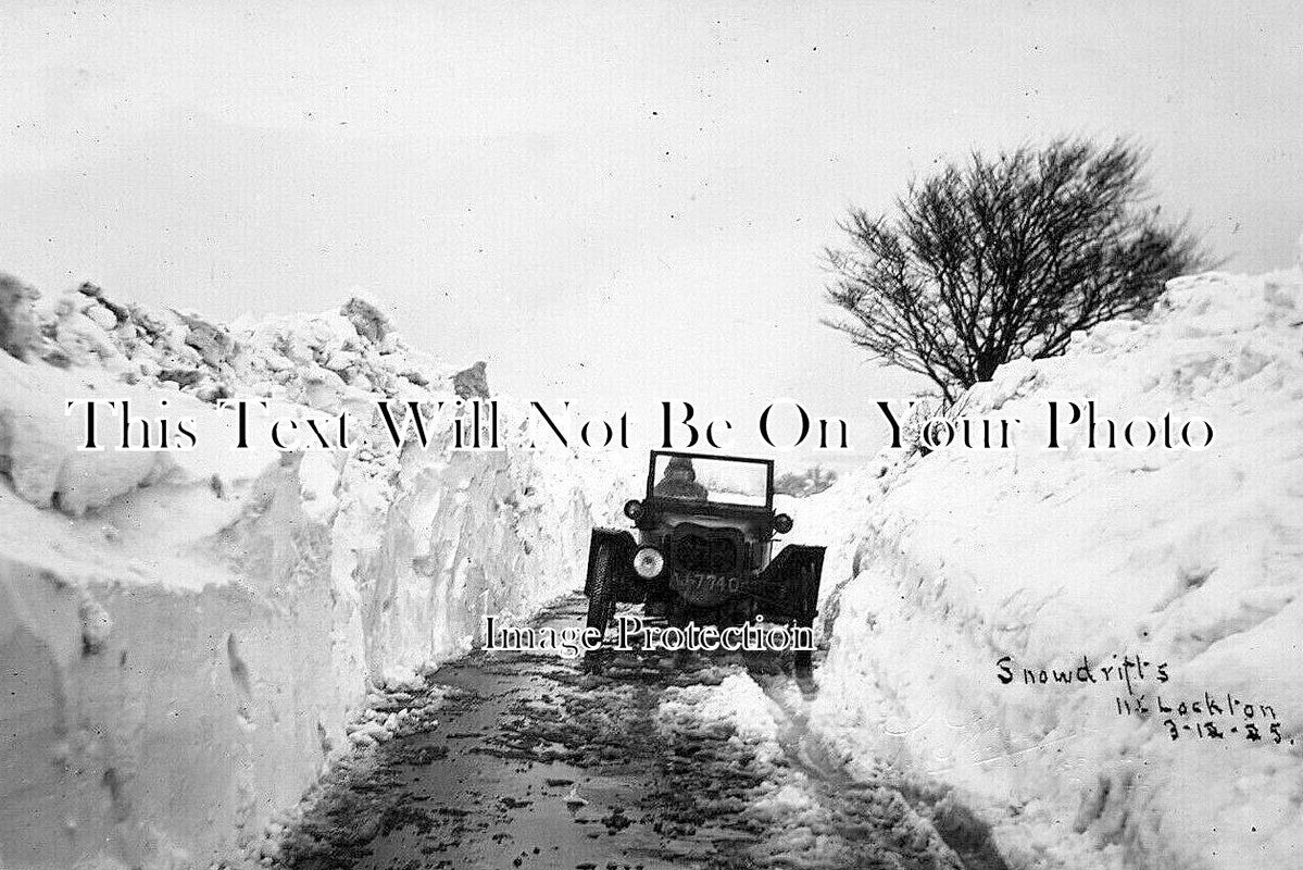 YO 11410 - Lockton Snow Drifts, Yorkshire