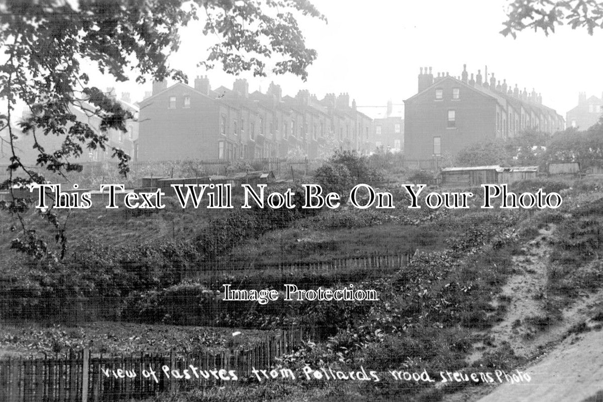 YO 11496 - Pastures From Pollard Wood, Leeds, Yorkshire c1925