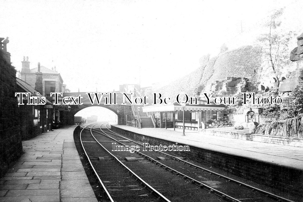YO 11681 - Berry Brow Railway Station, Huddersfield, Yorkshire