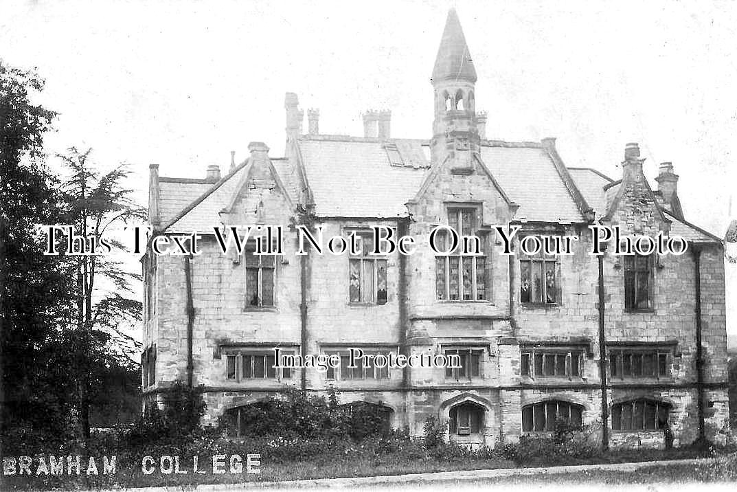 YO 11687 Bramham College, Bramham, Leeds, Yorkshire JB Archive