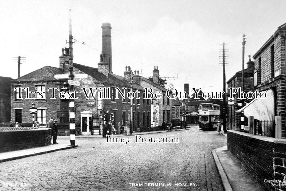 YO 11748 - Honley Tram Terminus, Yorkshire
