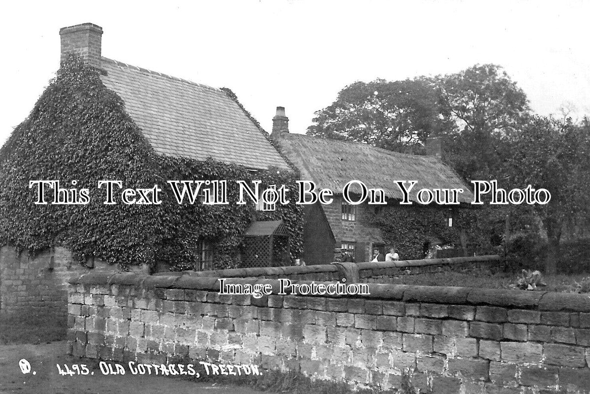 YO 11776 - Old Cottages, Treeton, Yorkshire