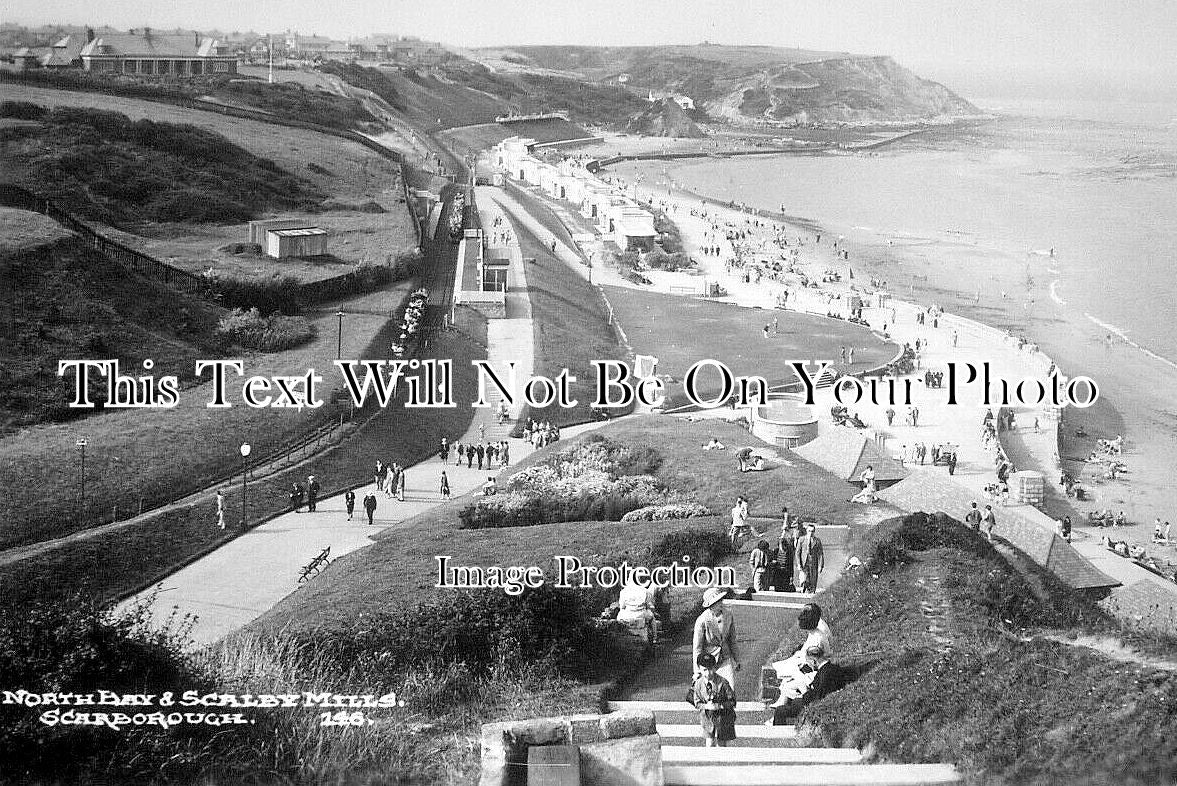 YO 11804 - North Bay & Scalby Mills, Scarborough, Yorkshire c1951