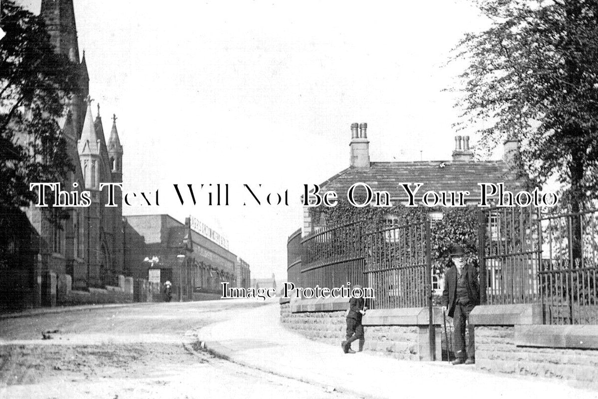 YO 11813 - Cardigan Lane, Leeds, Yorkshire c1909