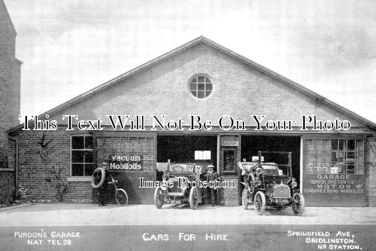 YO 11867 - Purdons Garage, Springfield Avenue, Bridlington, Yorkshire
