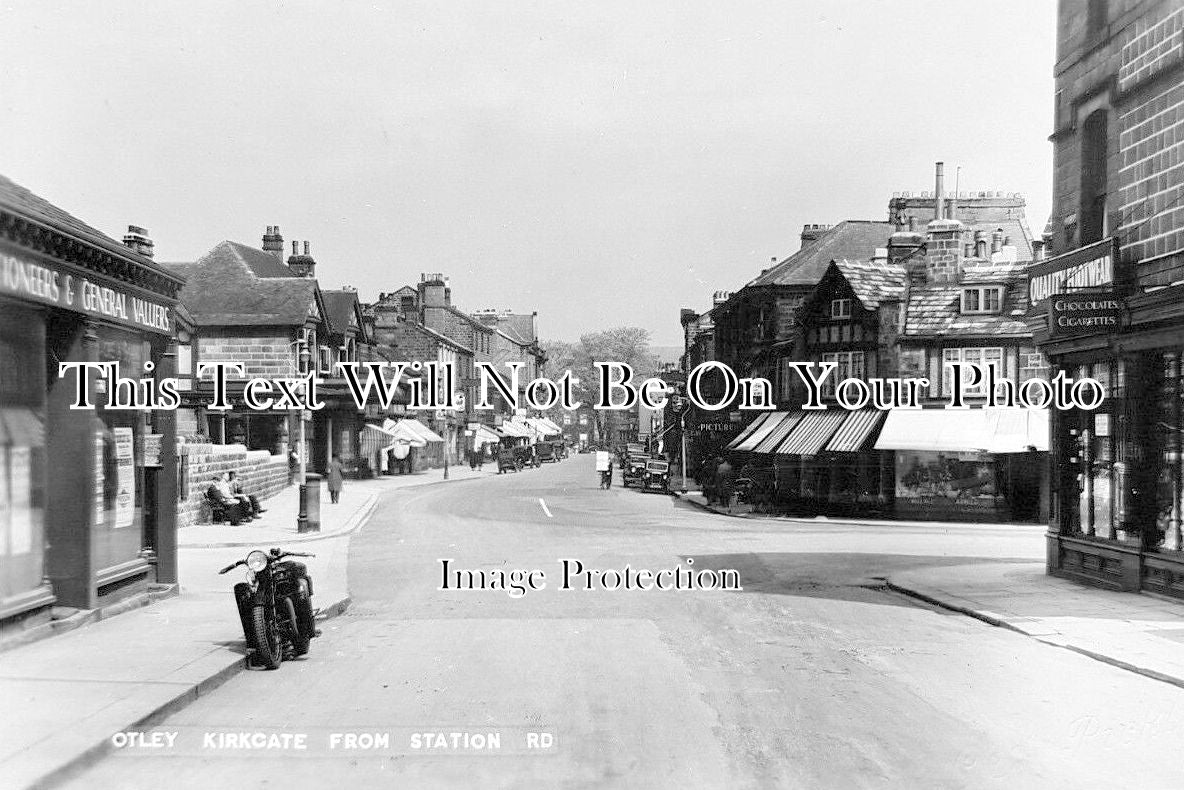 YO 11886 - Kirkgate From Railway Station, Otley, Yorkshire