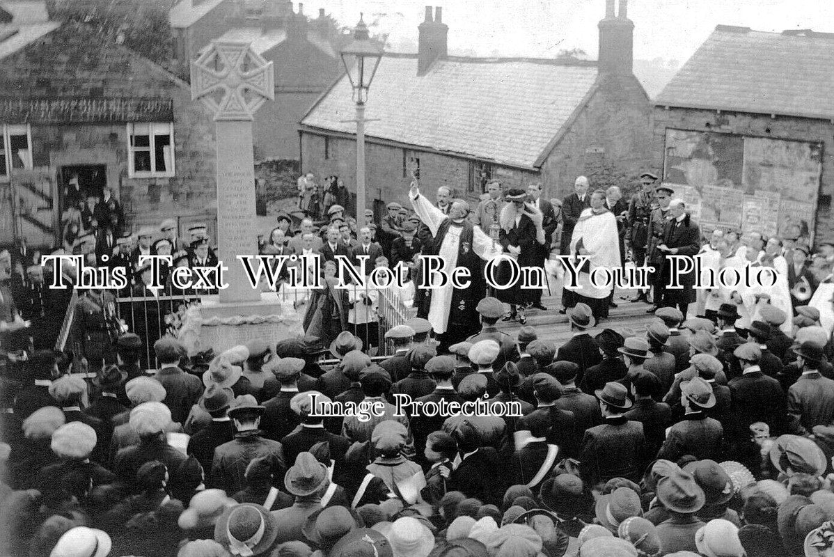 YO 11943 - Woodhouse War Memorial Unveiling, Sheffield, Yorkshire
