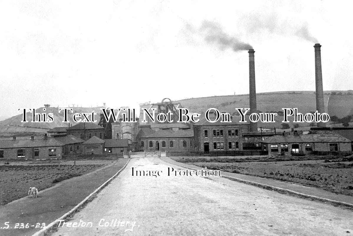 YO 11976 - Treeton Colliery Coal Mine Near Rotherham, Yorkshire c1914