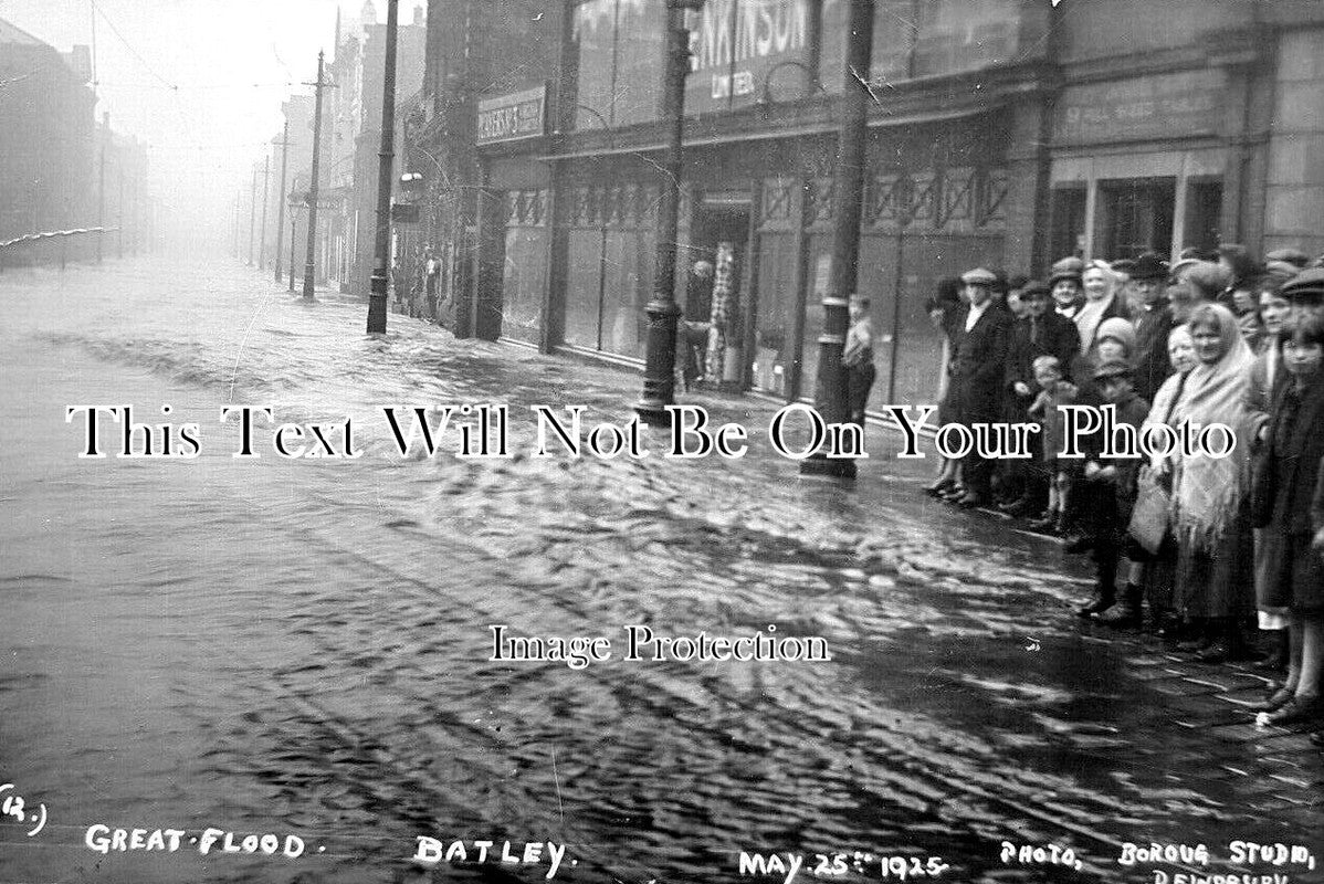 YO 12009 - Great Flood At Batley, Yorkshire 1925
