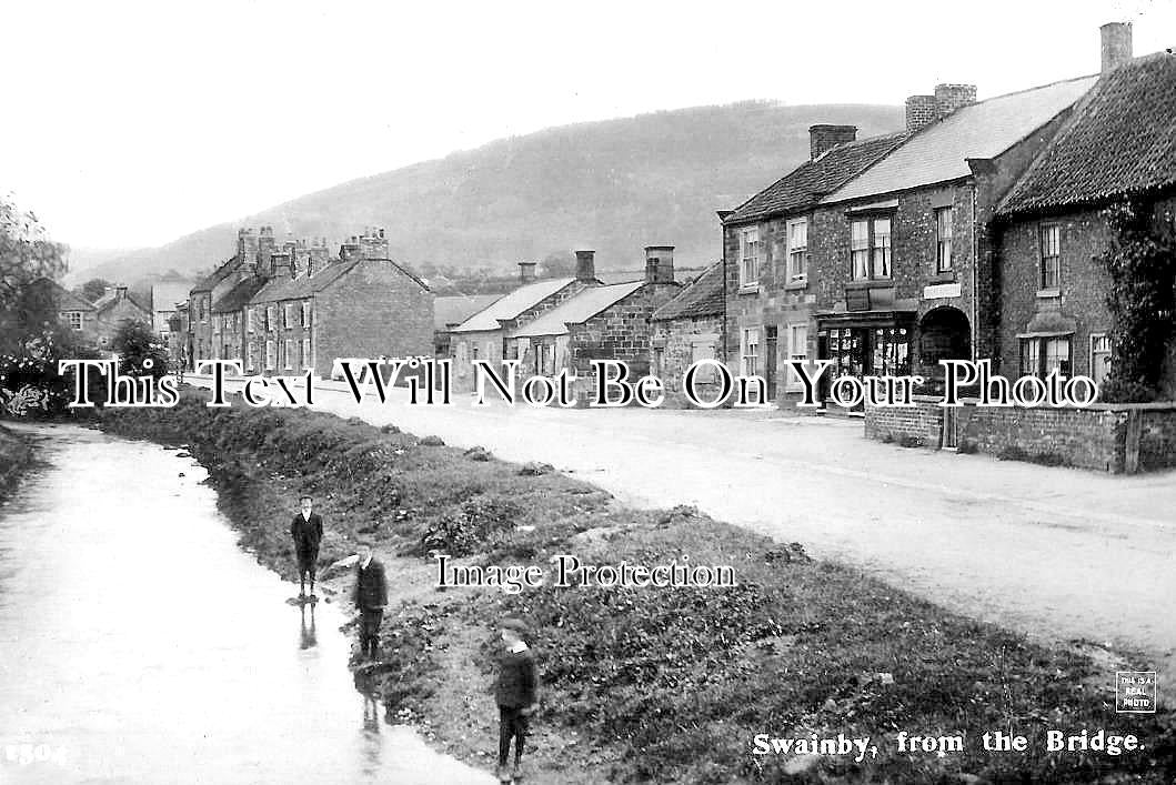 YO 12048 - Swainby From The Bridge, Yorkshire