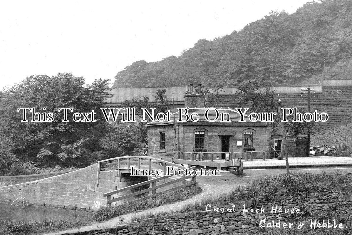 YO 12068 - Canal lock House, Calder & Hebble, Salterhebble, Yorkshire