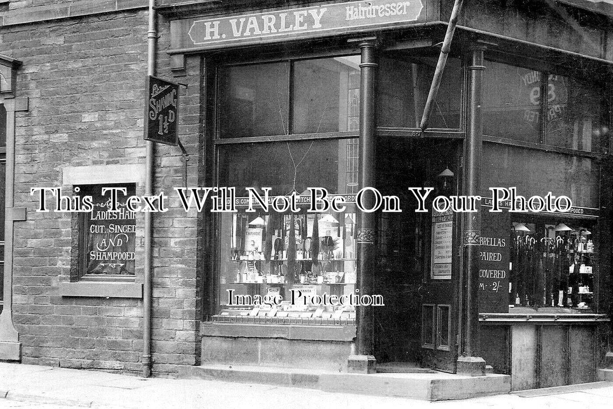 YO 12223 - H Varley Hairdresser Shop, Halifax, Yorkshire