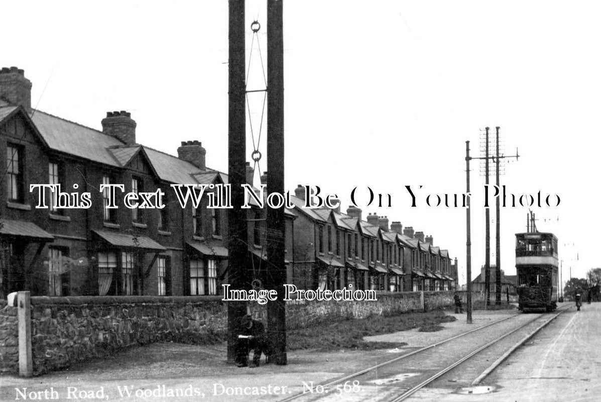YO 12238 - North Road, Woodlands, Doncaster, Yorkshire c1920