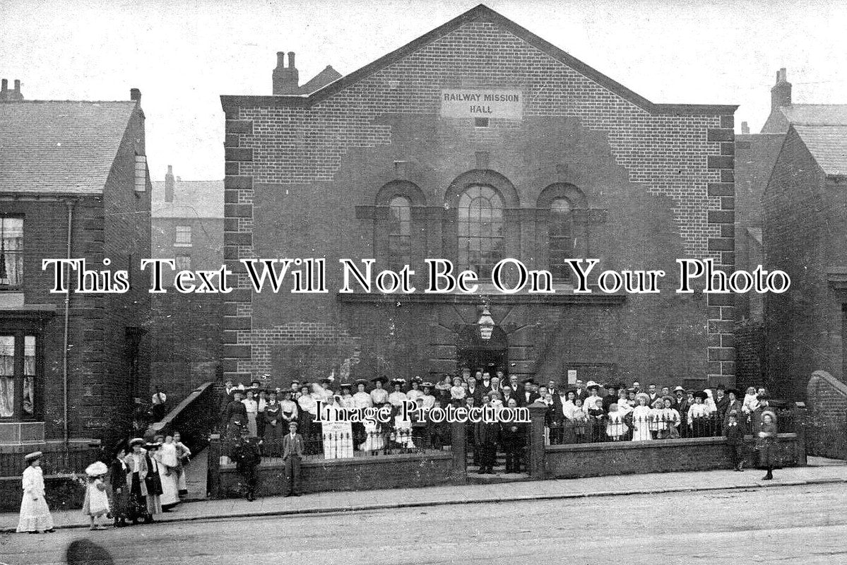 YO 12241 Railway Mission Hall, Elstree Road, Sheffield, Yorkshire