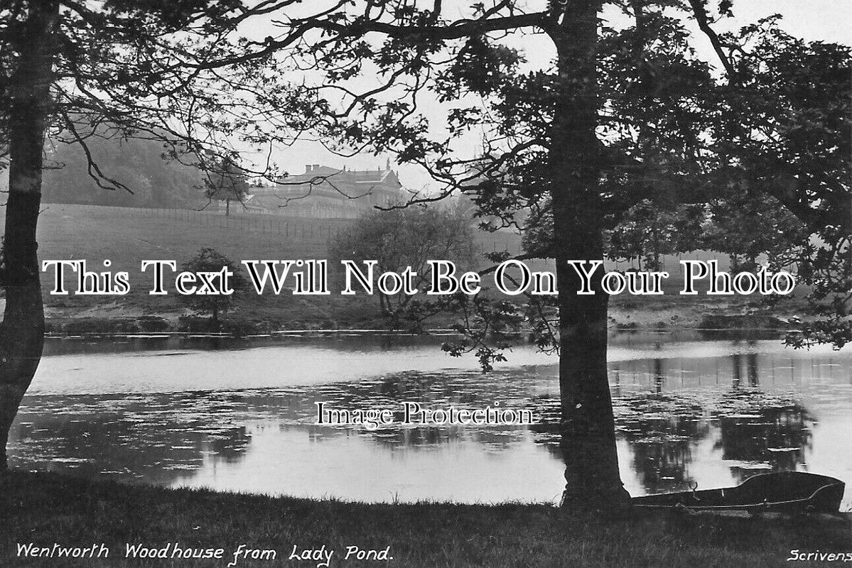 YO 12258 - Wentworth Woodhouse From Lady Pond, Yorkshire