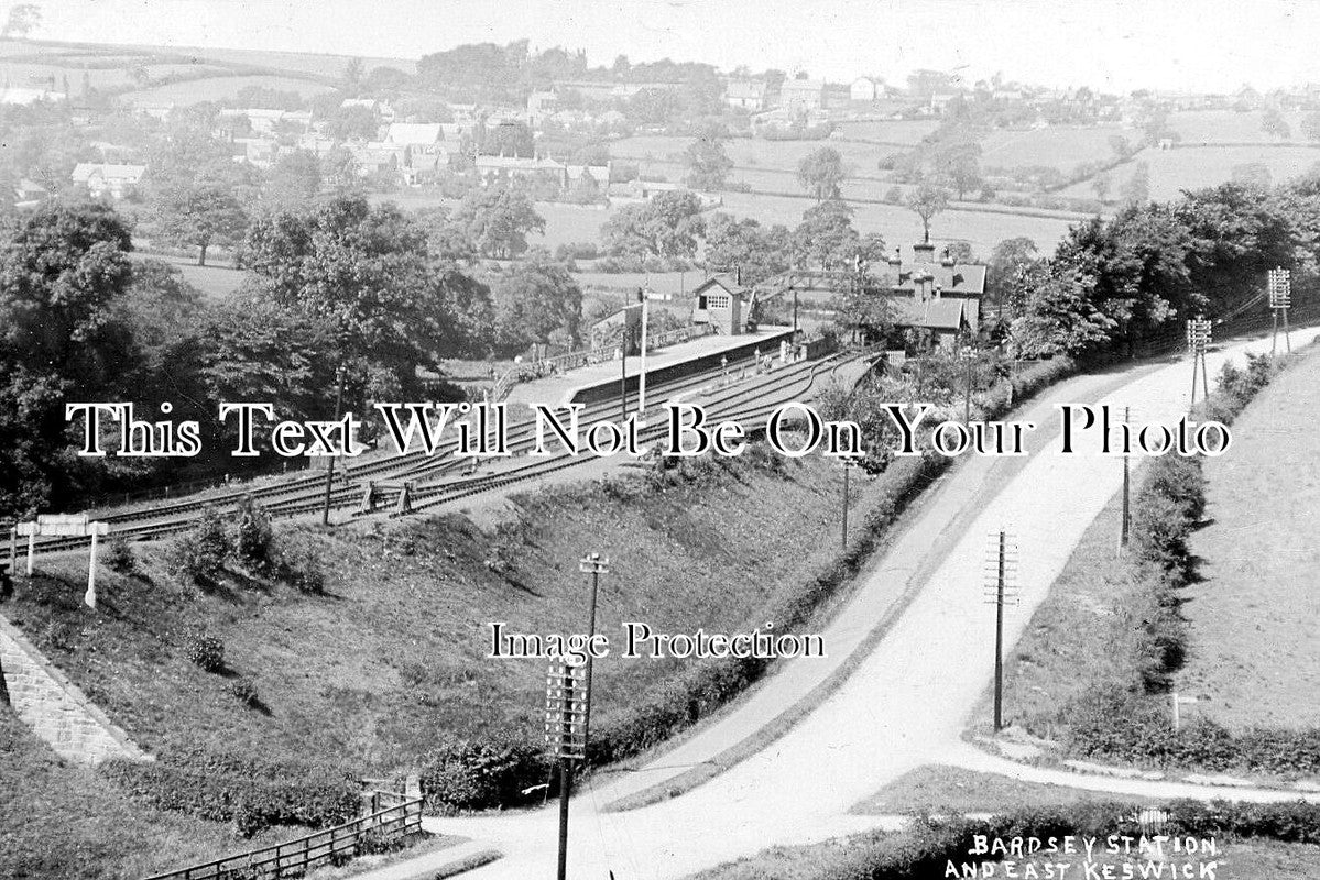 YO 12316 - Bardsey Railway Station, East Keswick, Yorkshire c1912