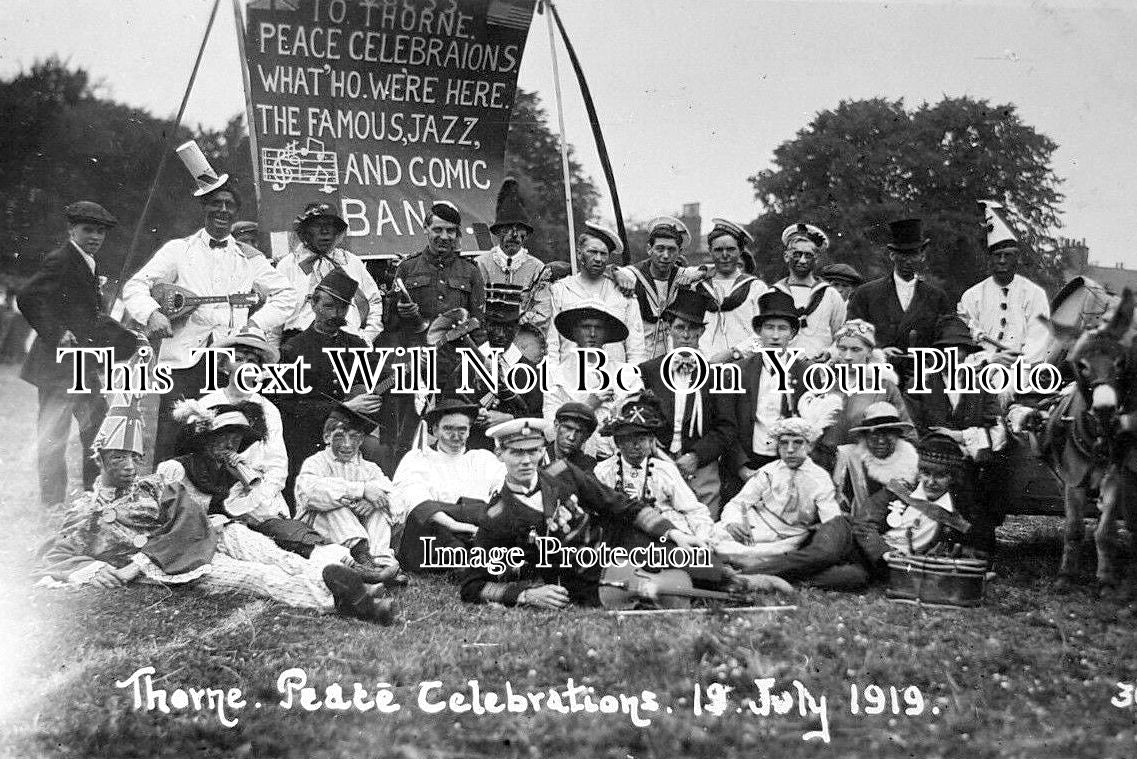 YO 12389 - Thorne Peace Celebrations, Yorkshire 1919