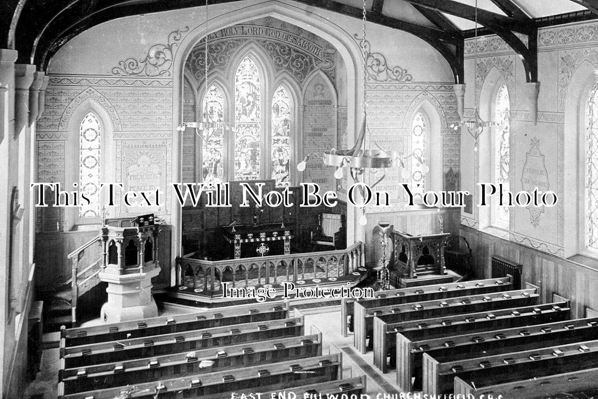YO 12561 - East End Fulwood Church, Sheffield, Yorkshire
