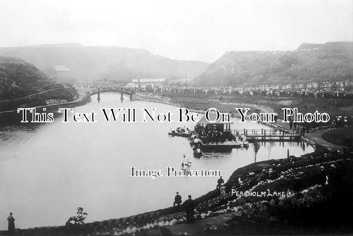 YO 12572 - Peasholm Lake, Scarborough, Yorkshire 1912