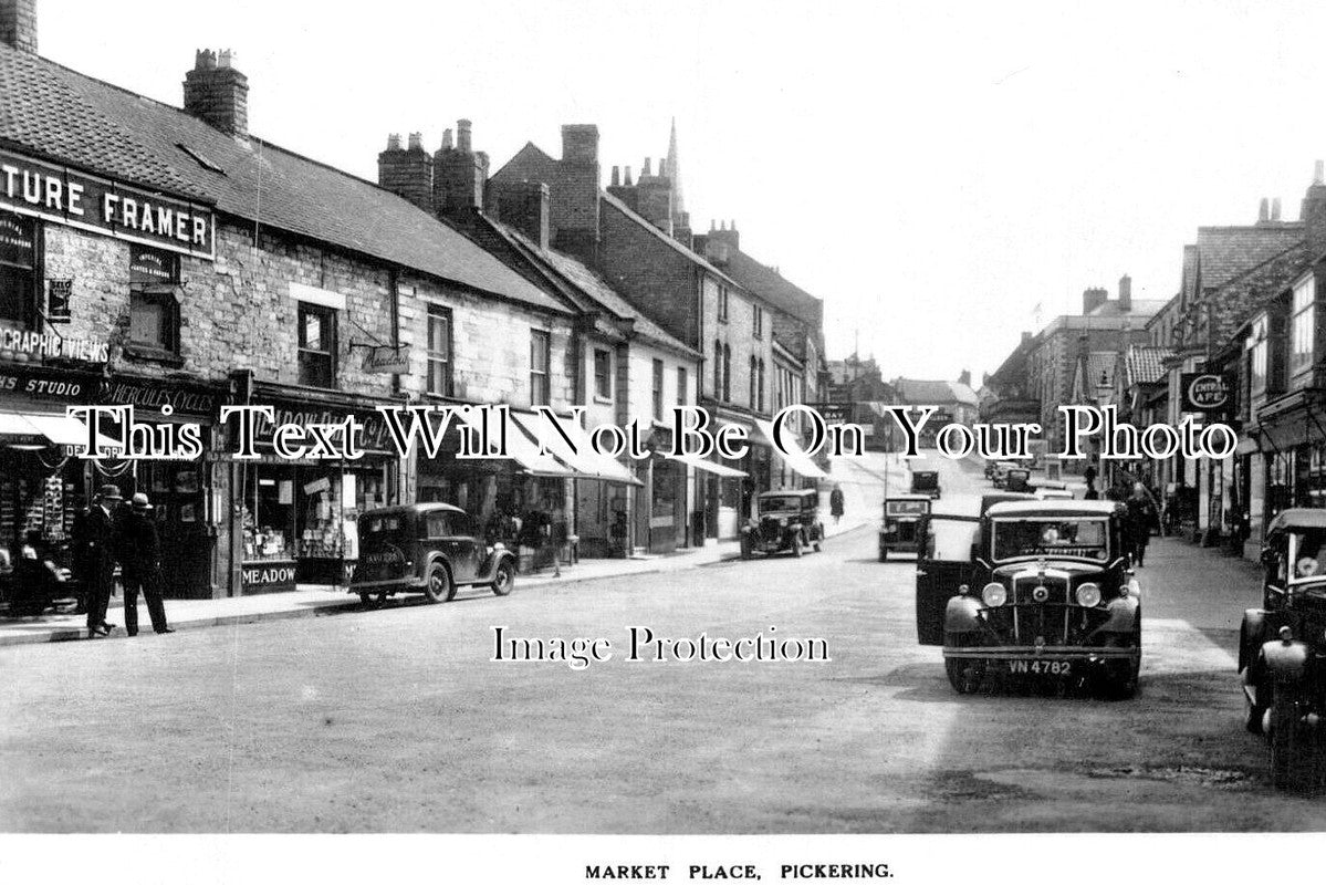 YO 12597 - Market Place, Pickering, Yorkshire