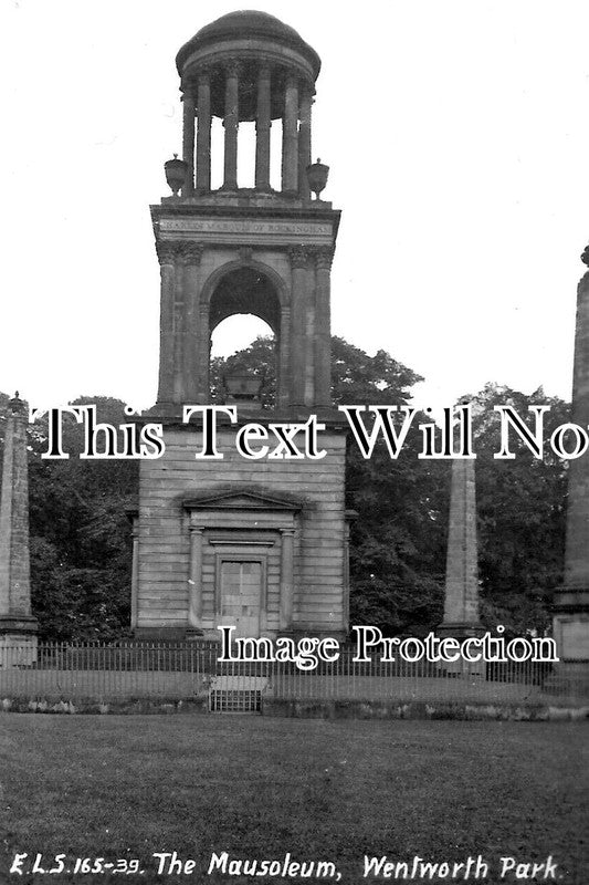 YO 12604 - The Mausoleum, Wentworth Park, Yorkshire