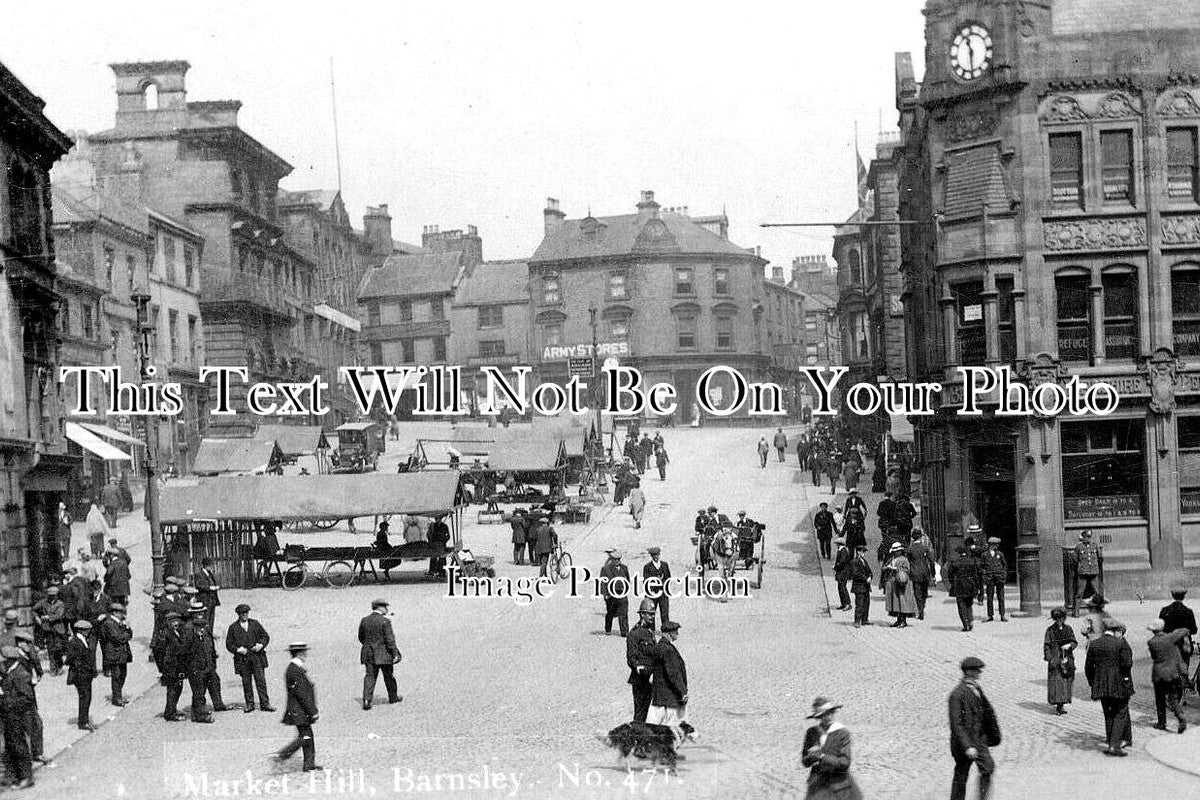 YO 12638 - Market Hill, Barnsley, Yorkshire