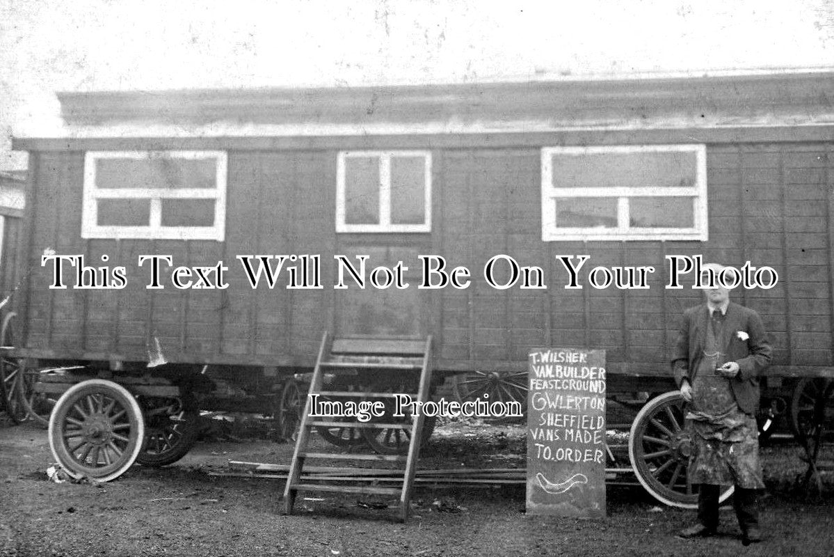 YO 12723 - T Wilsher Van Builder, Feast Ground, Sheffield, Yorkshire