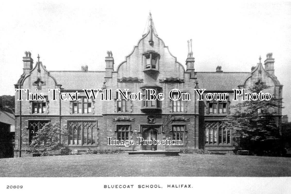 YO 12727 - Bluecoat School, Halifax, Yorkshire c1911