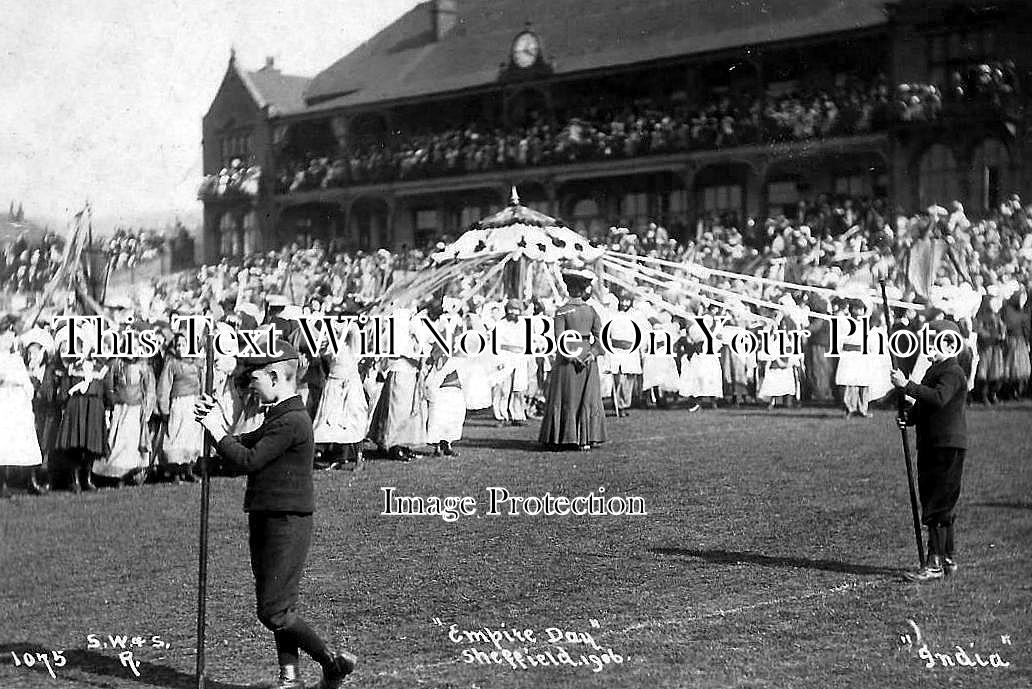 YO 12766 - Empire Day, Bramhall Lane Stadium, Sheffield, Yorkshire 1906