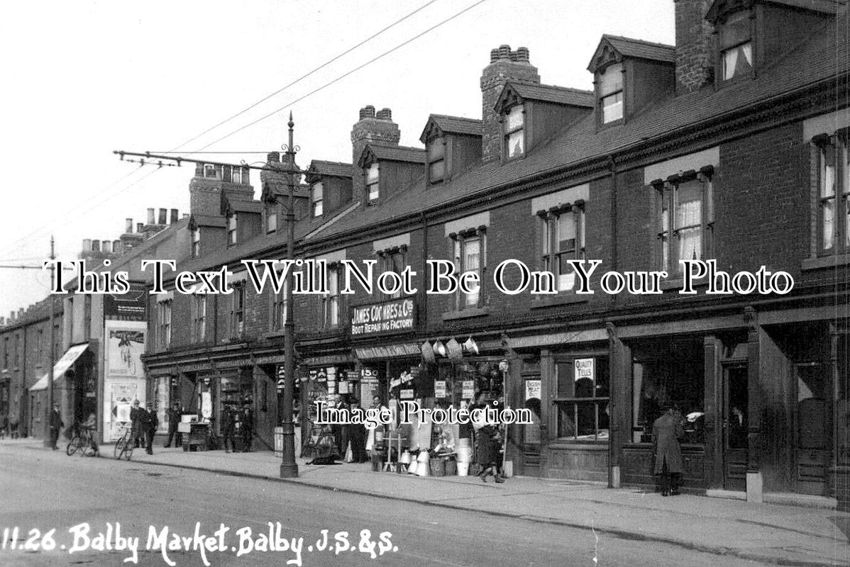 YO 12769 - Balby Market, Balby, Doncaster, Yorkshire