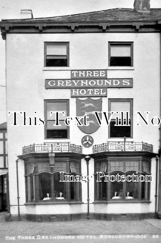 YO 12790 - The Three Greyhounds Hotel, Boroughbridge, Yorkshire