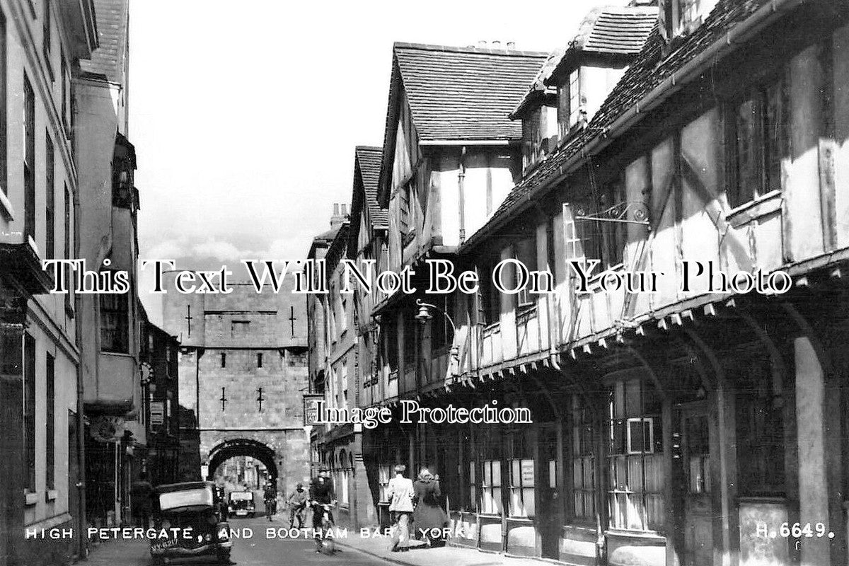 YO 12794 - High Petergate & Bootham Bar, York, Yorkshire