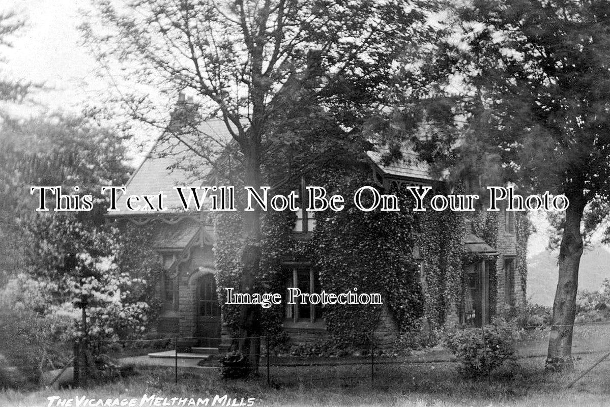 YO 12806 - The Vicarage, Meltham Mills, Huddersfield, Yorkshire c1904