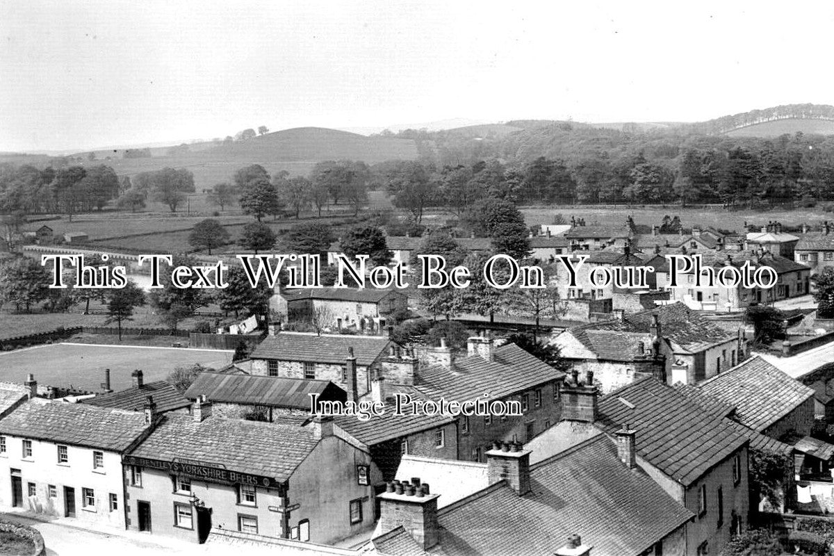 YO 12851 - Gargrave From The Church Tower, Yorkshire