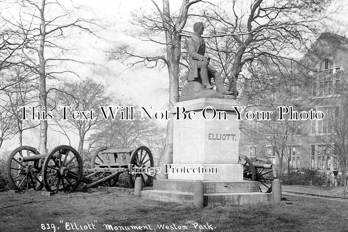 YO 12876 - Elliott Monument, Weston Park, Sheffield, Yorkshire
