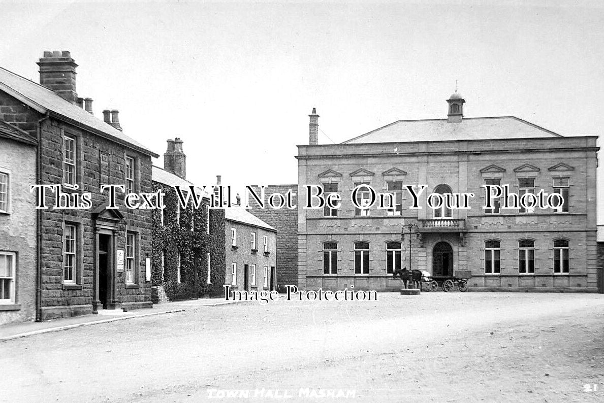 YO 12920 - Town Hall, Masham, Yorkshire