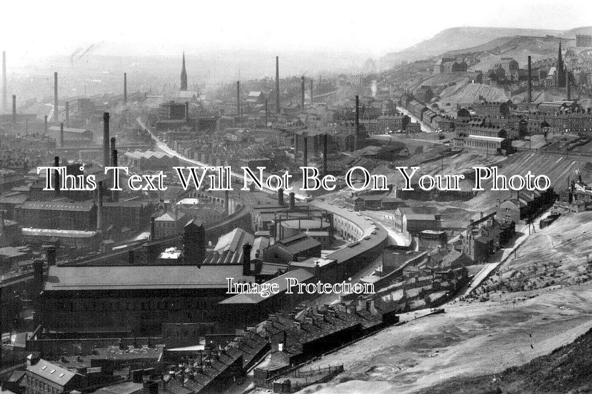 YO 12991 - Halifax Looking East, Yorkshire