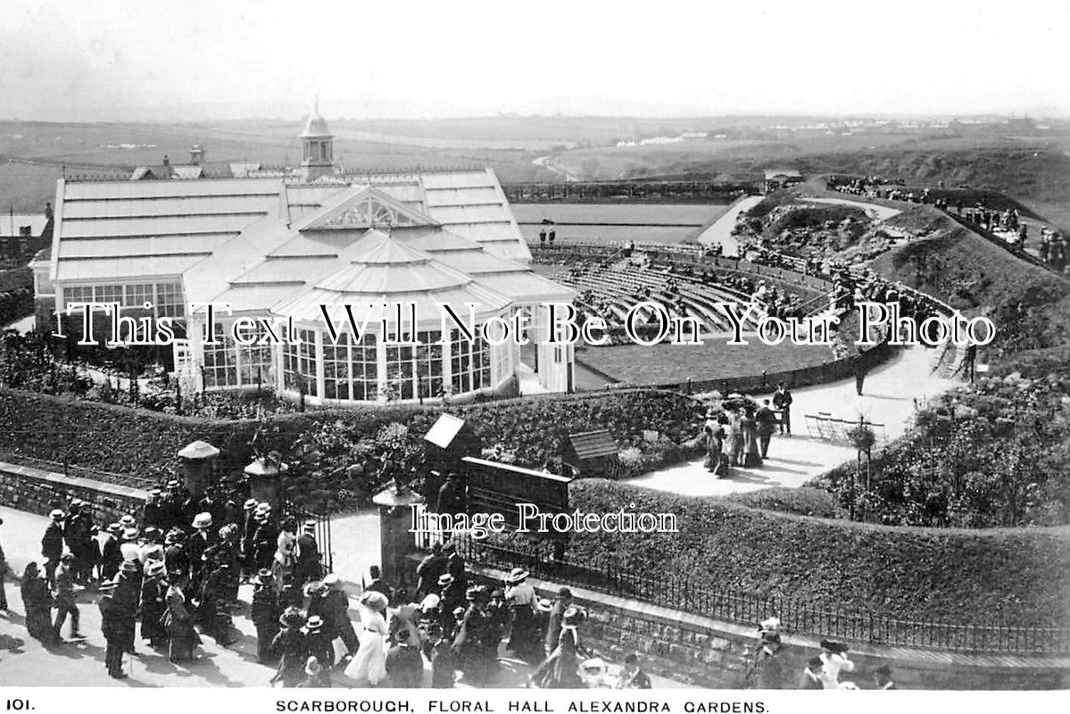 YO 13046 - Alexandra Gardens Floral Hall, Scarborough, Yorkshire