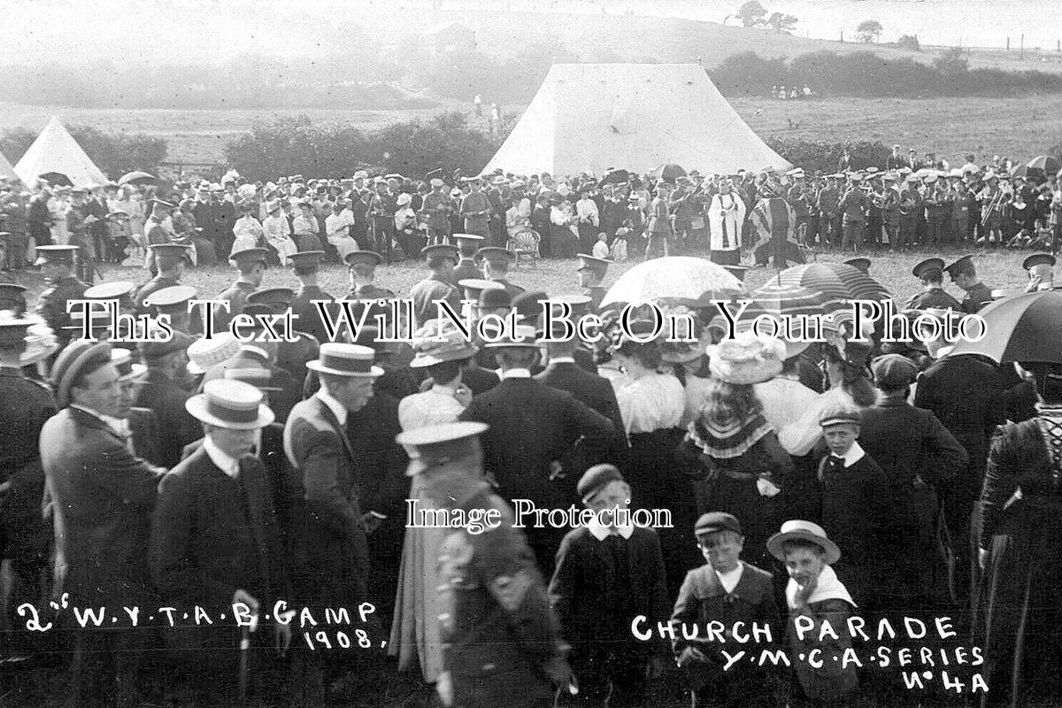 YO 13109 - 2nd WYTAB Camp, Church Parade, Yorkshire 1908