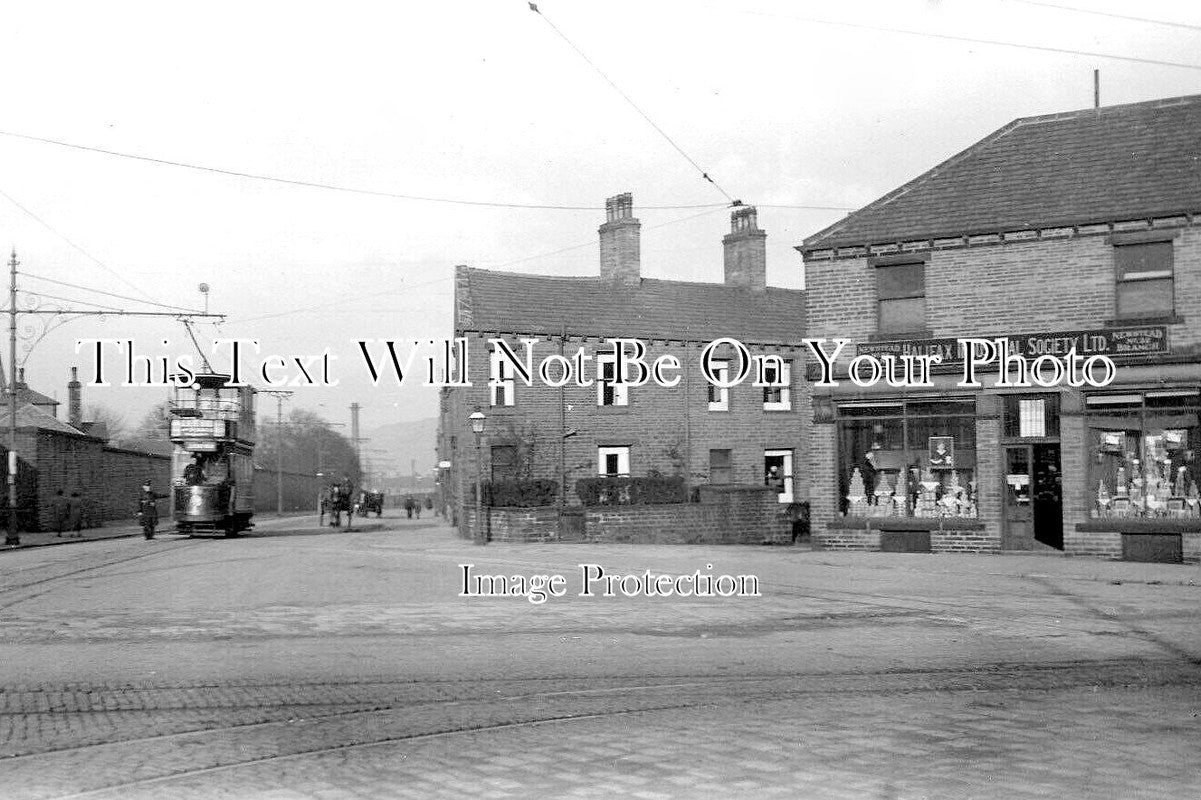 YO 13121 - Tram Car Terminus, Pellon, Halifax, Yorkshire