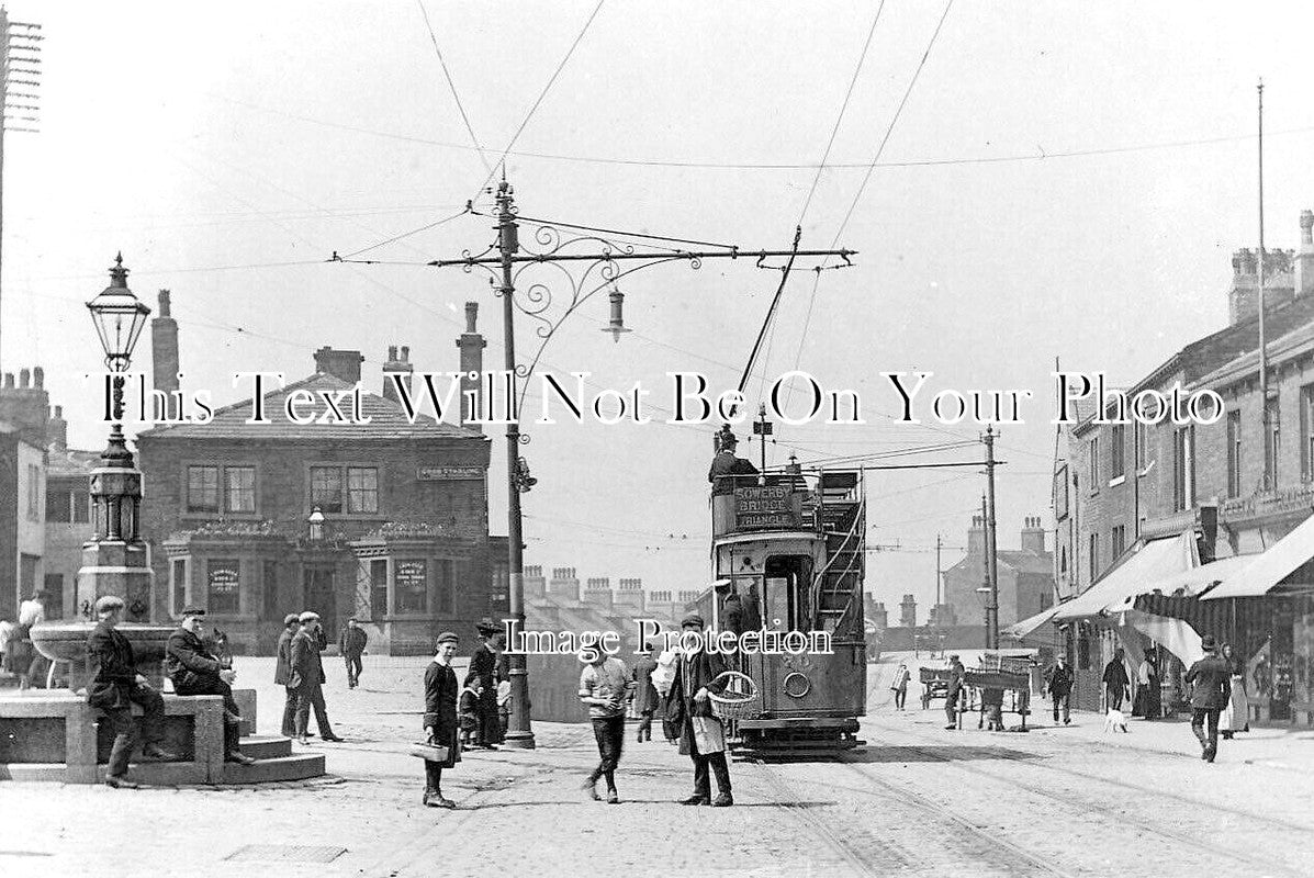 YO 13126 - Tram To Sowerby Bridge, Kings Cross, Halifax, Yorkshire
