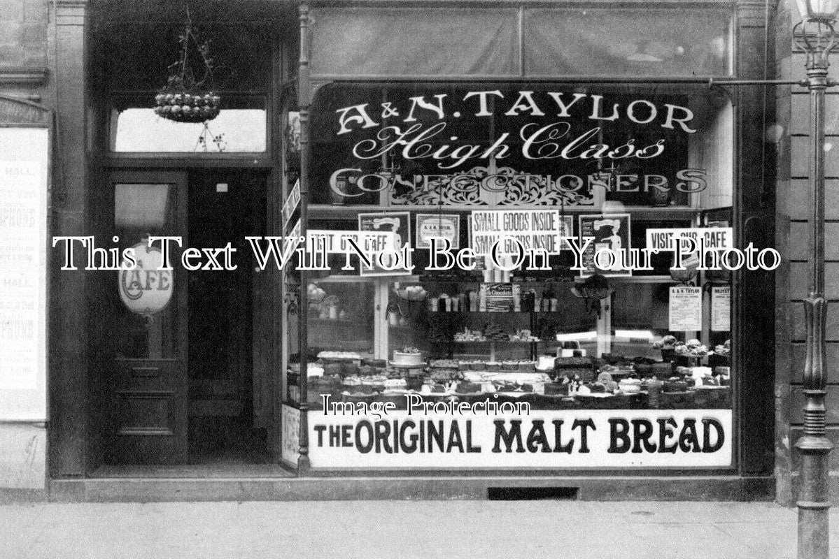 YO 13140 - A & N Taylor Shopfront, Brighouse, Yorkshire c1910
